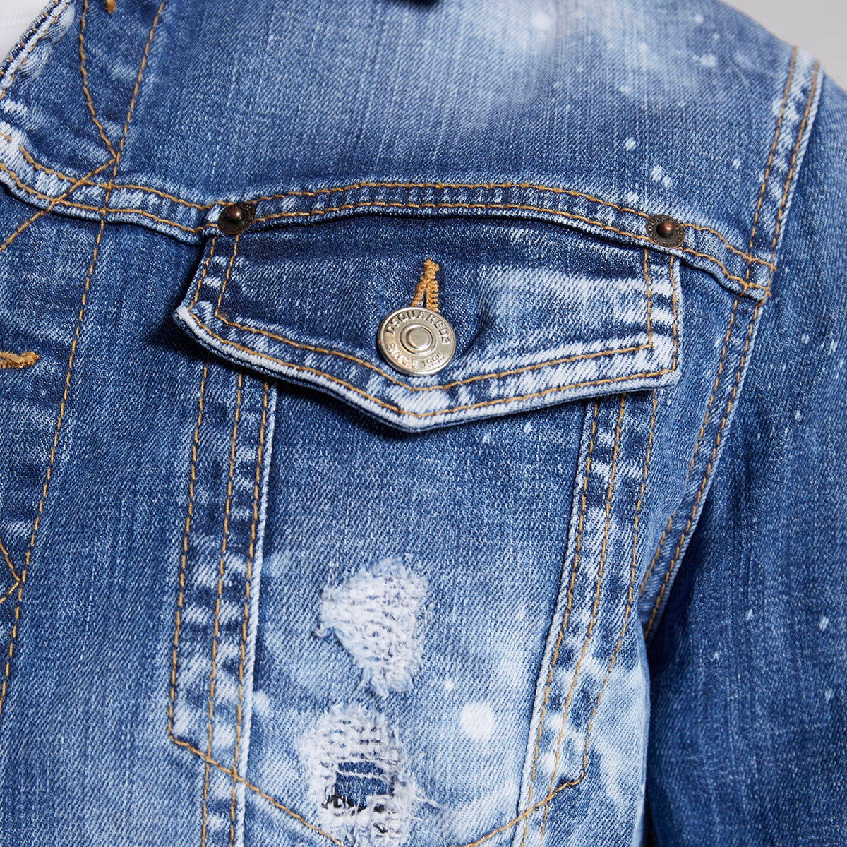 DSQUARED2 - Distress Dan Denim Jacket