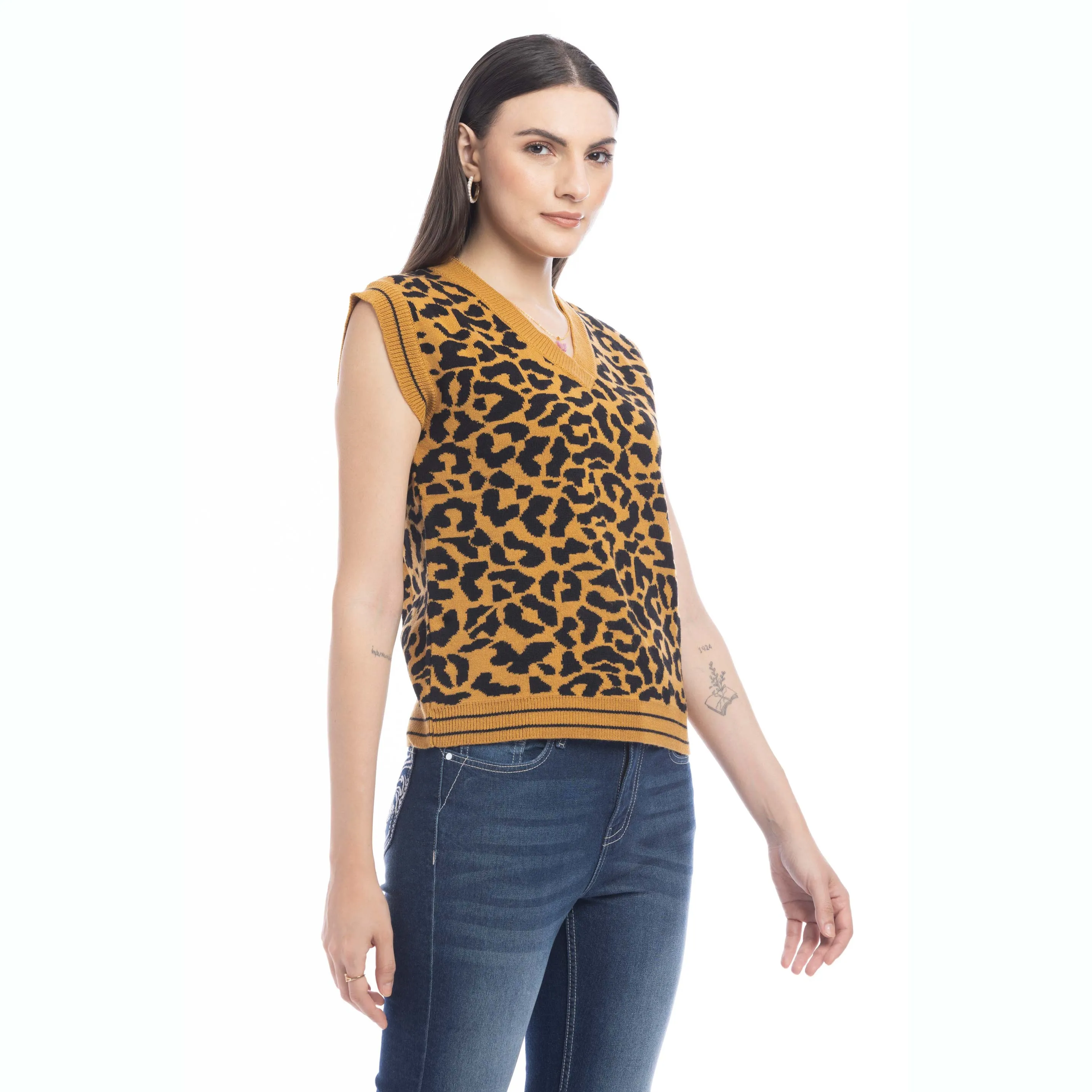 Duma Animal Print Sweater