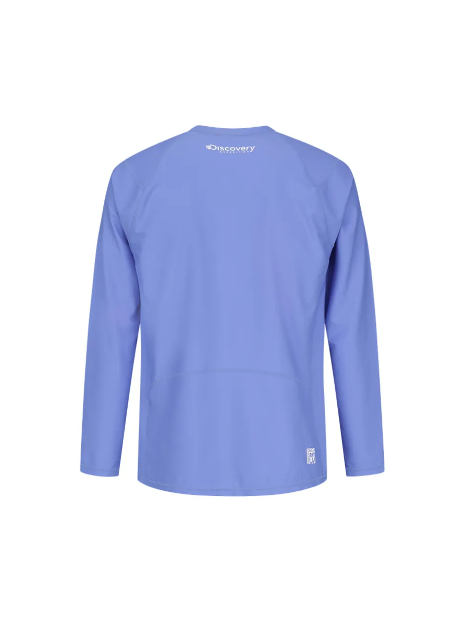 Essential Logo Rashguard Neon Blue