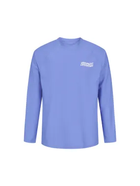 Essential Logo Rashguard Neon Blue