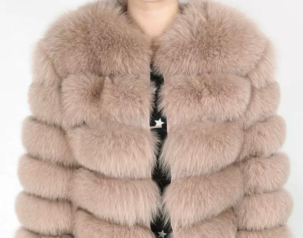 Fox Fur Cropped Jacket