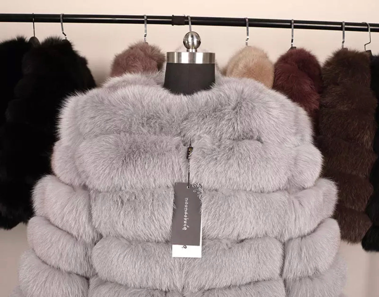 Fox Fur Cropped Jacket