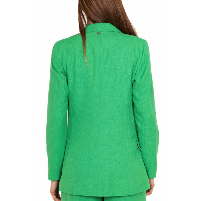 GIACCA BLAZER DOPPIOPETTO, VERDE