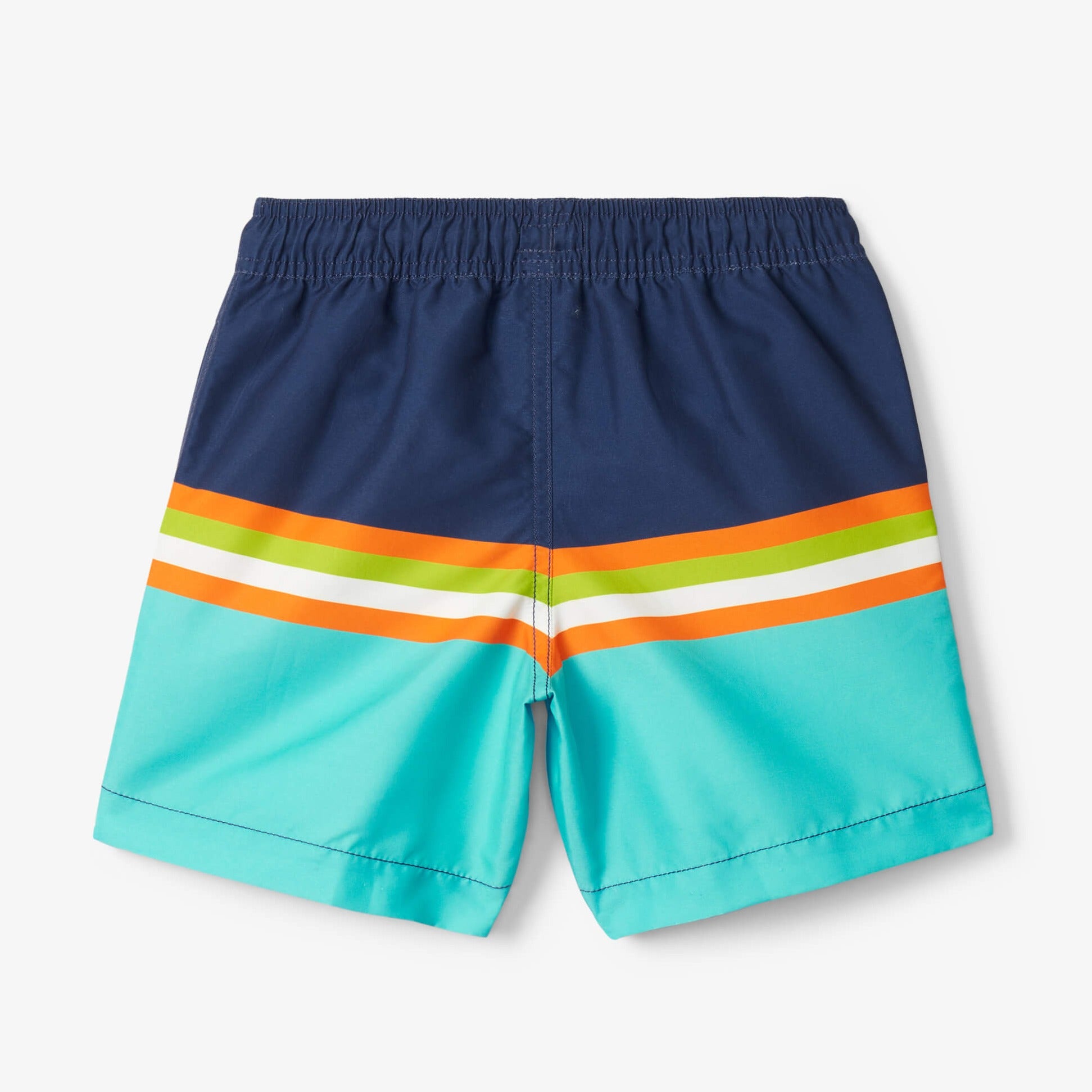 Hatley Turtle Stripes Swim Trunks