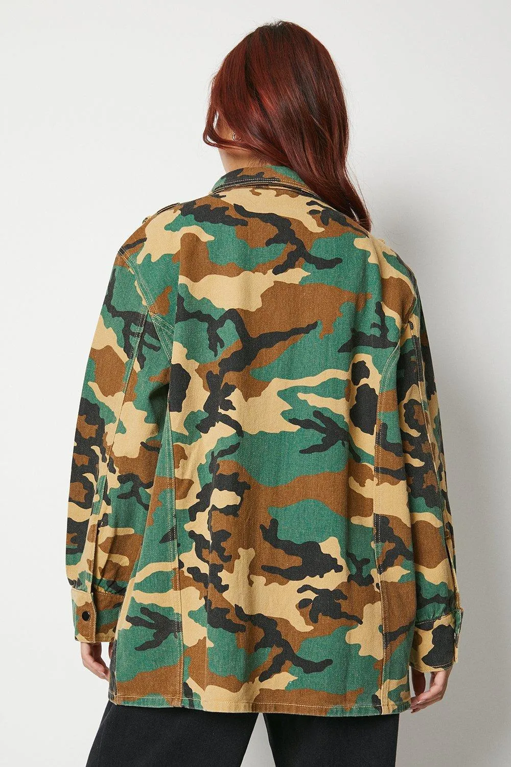 Jackets & Coats | Camo Twill Shacket | Warehouse