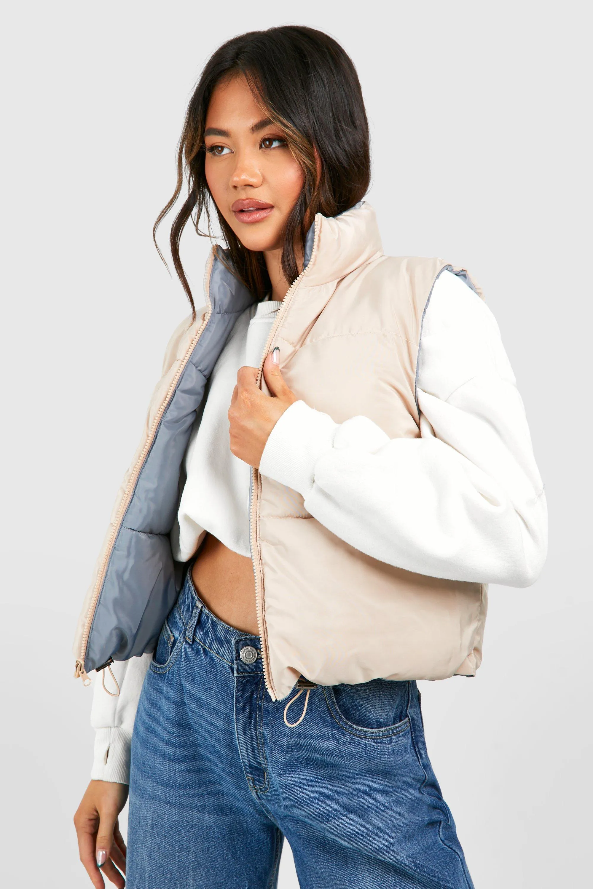 Jackets & Coats | Reversible Gilet | boohoo