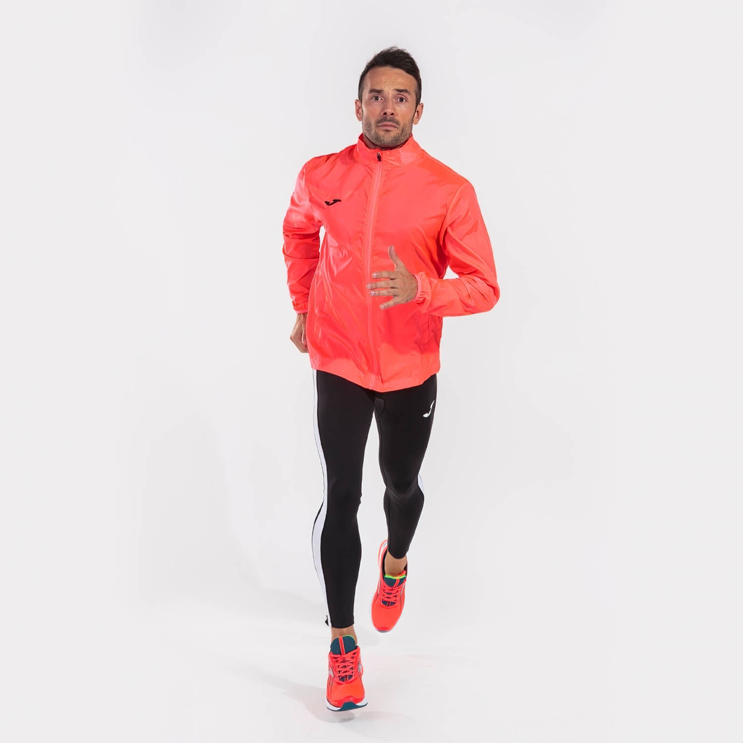 Joma Elite VII Windbreaker Giacca  Fluor Coral/White