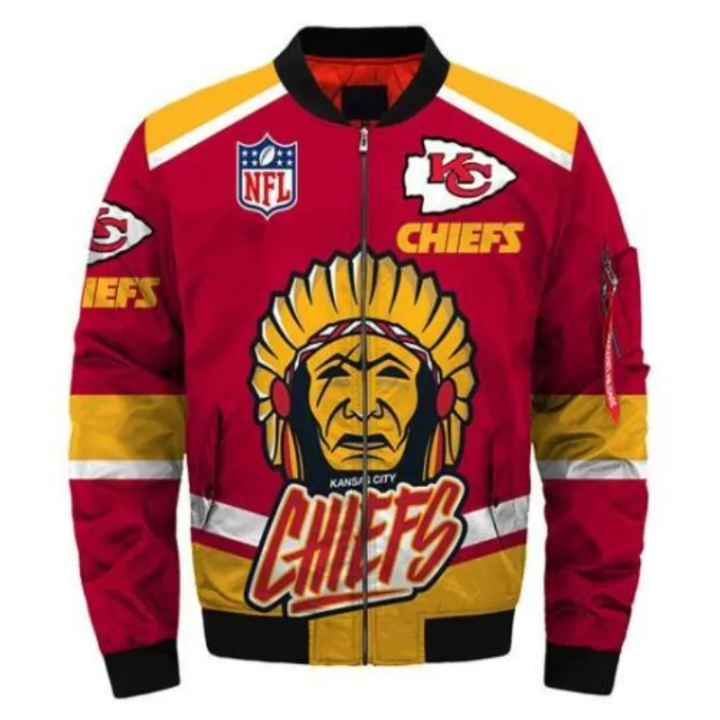 Kansas City Chiefs Bomber Jacket - William Jacket