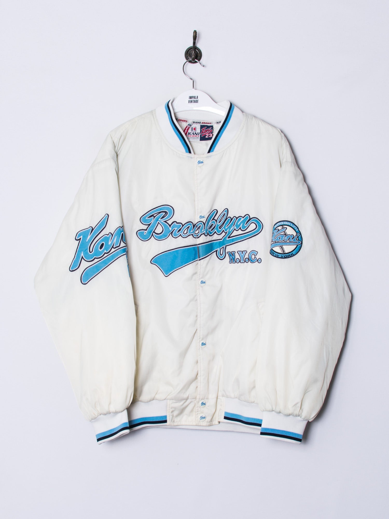 Karl Kani White Bomber Jacket