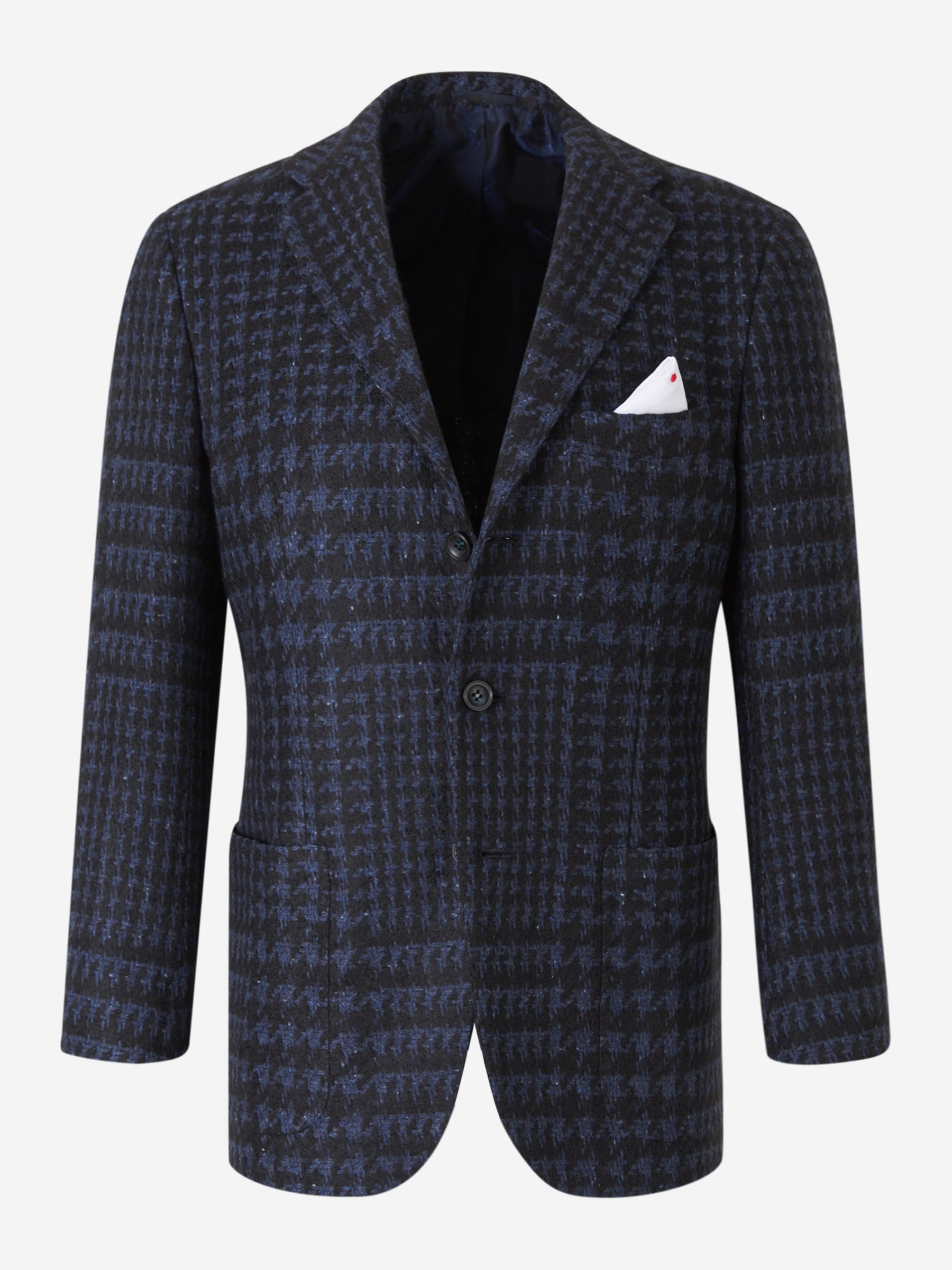 Kiton Single-Breasted Checked Blazer