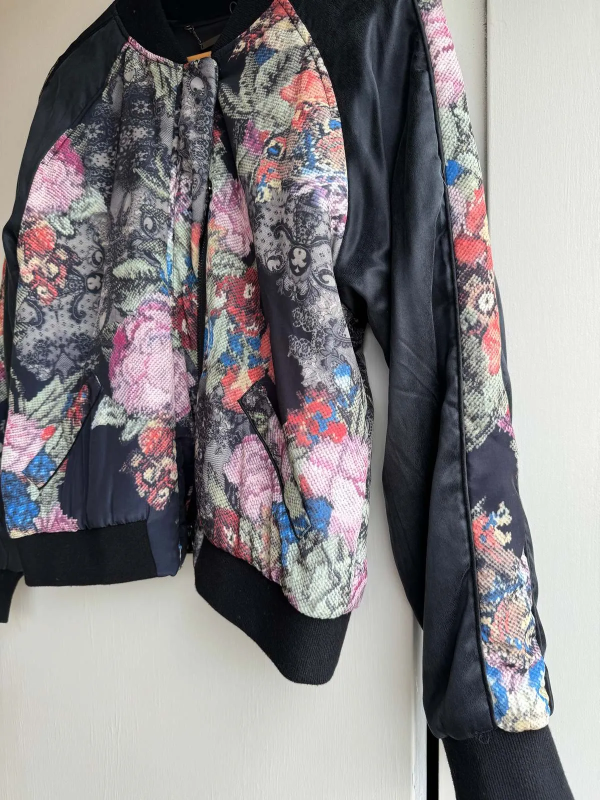 La Silk Bomber Jacket