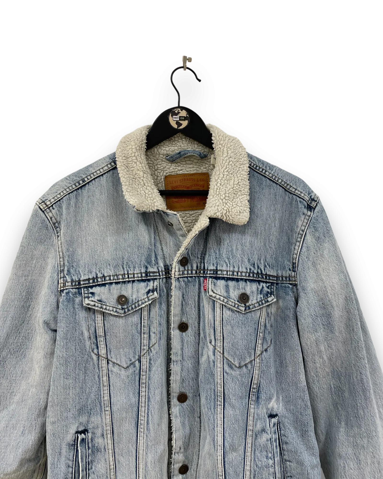 Levi’s Denim Sherpa Jacket M