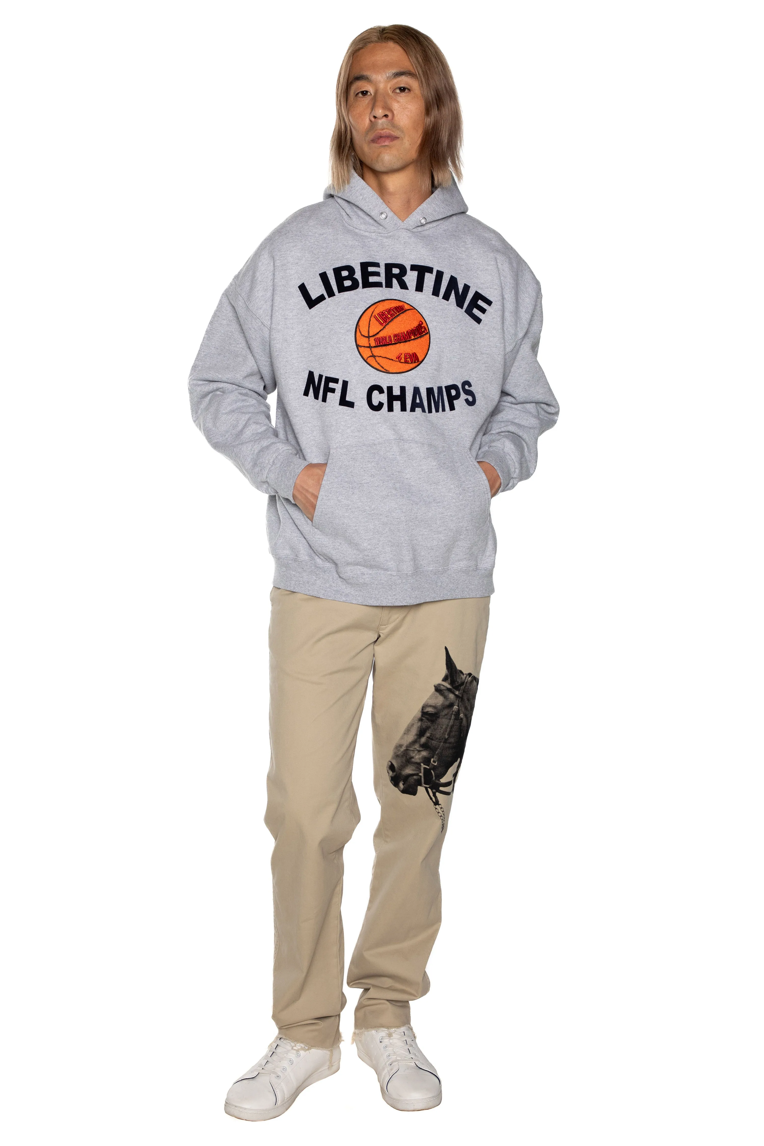 'LIBERTINE CHAMPS' PULLOVER HOODIE