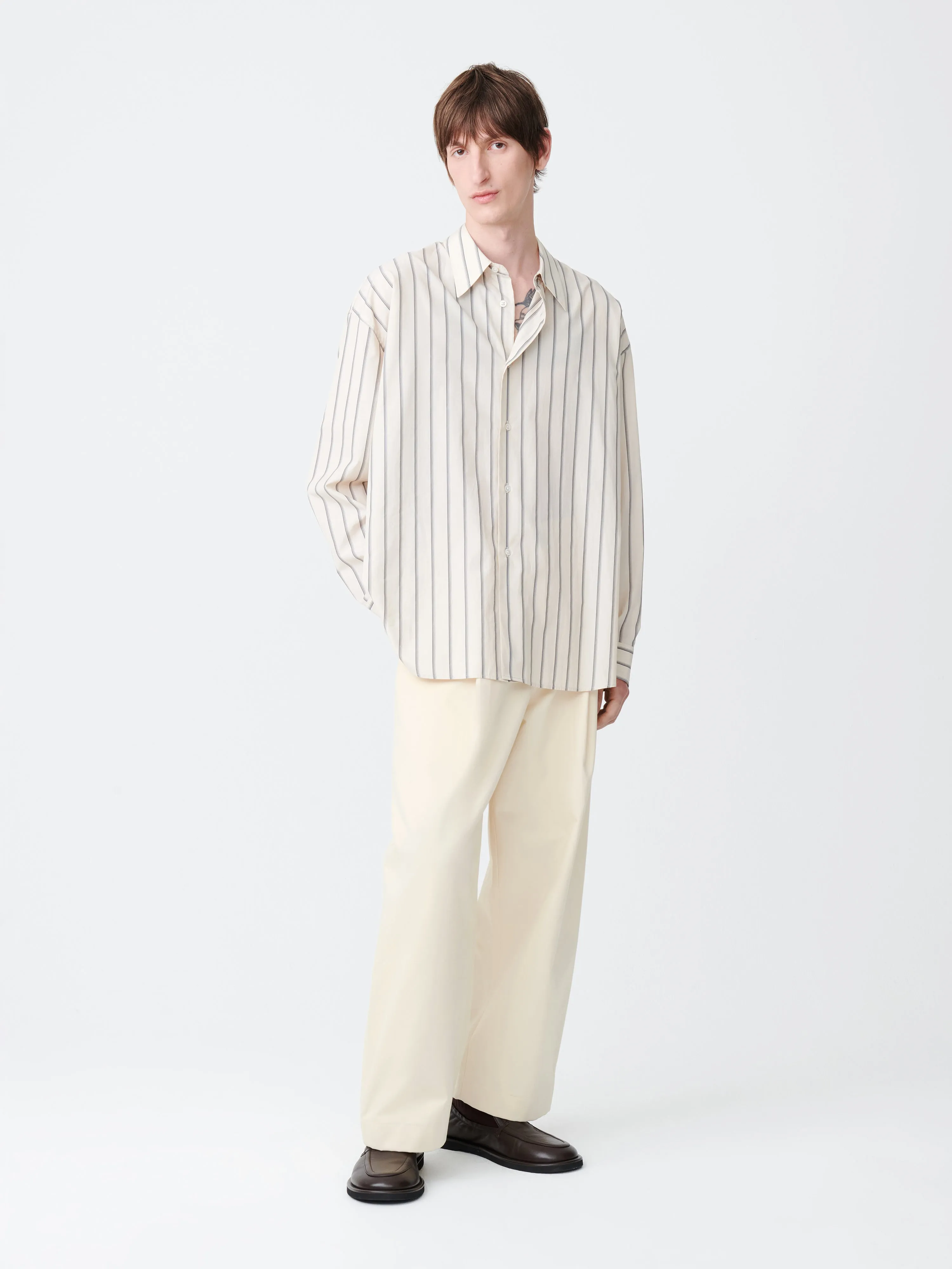 Loche Shirt in Plaster Stripe