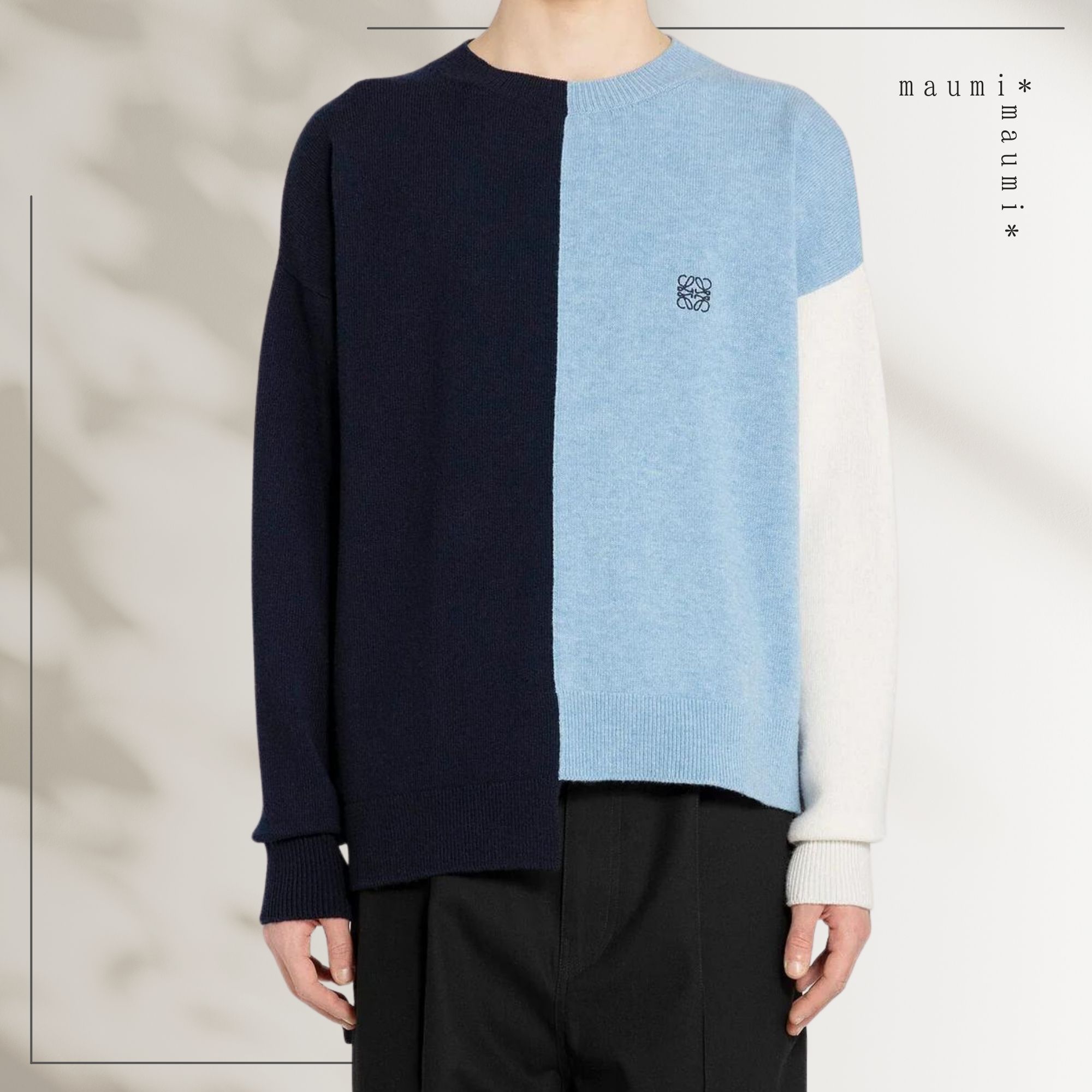 LOEWE  |Asymmetric sweater in wool