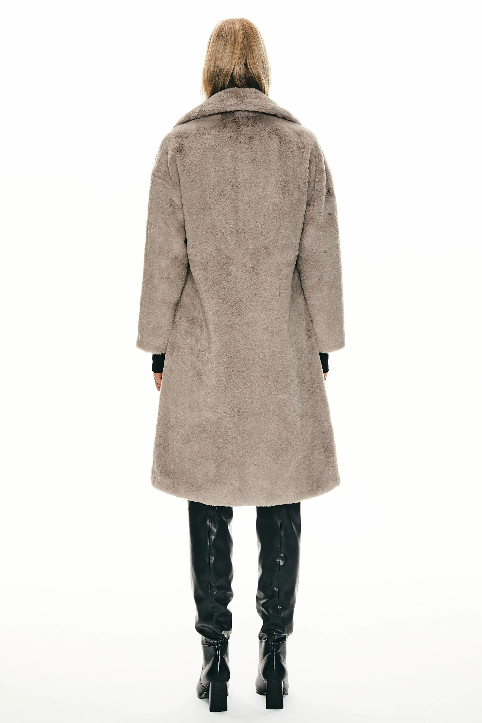 Long Sherpa Teddy Coat