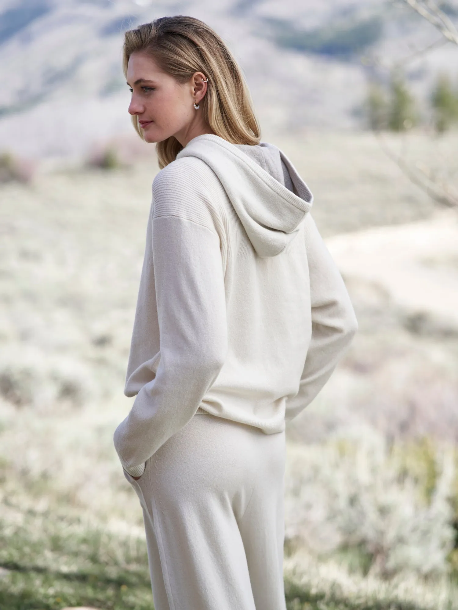 Lotte Hoodie Cashmere Jogger Set