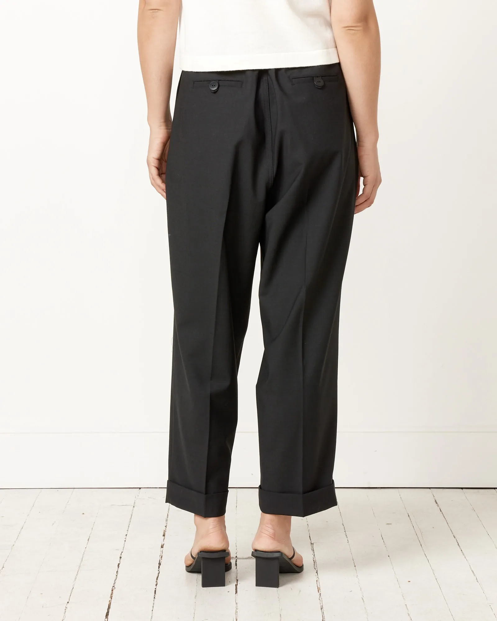 Masculine Tailoring Pant in Black