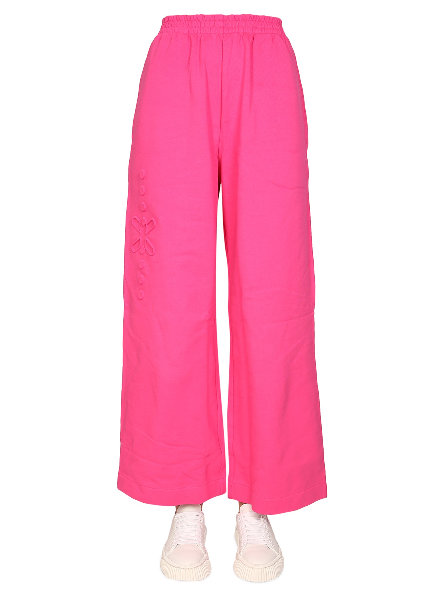 MCQ    COTTON WIDE LEG JOGGING PANTS