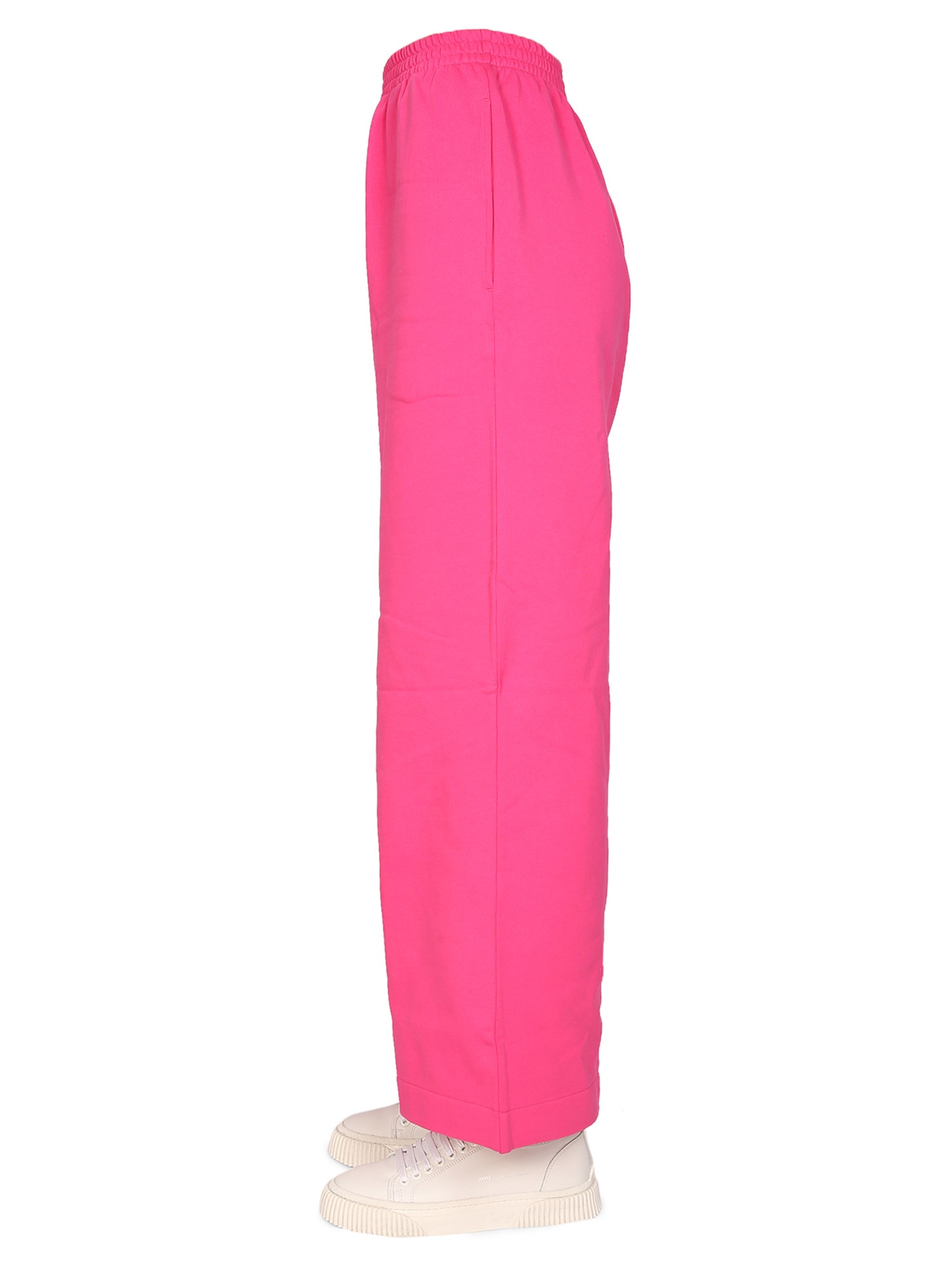 MCQ    COTTON WIDE LEG JOGGING PANTS