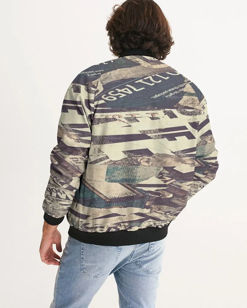 Men's Bomber Jacket letters