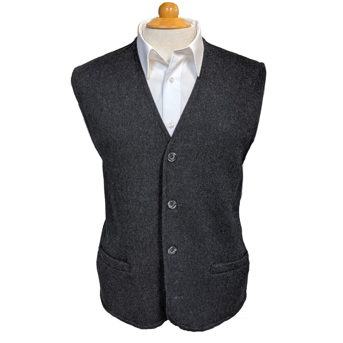 Men's Pure Wool Unstructured Vest [2 Colors]