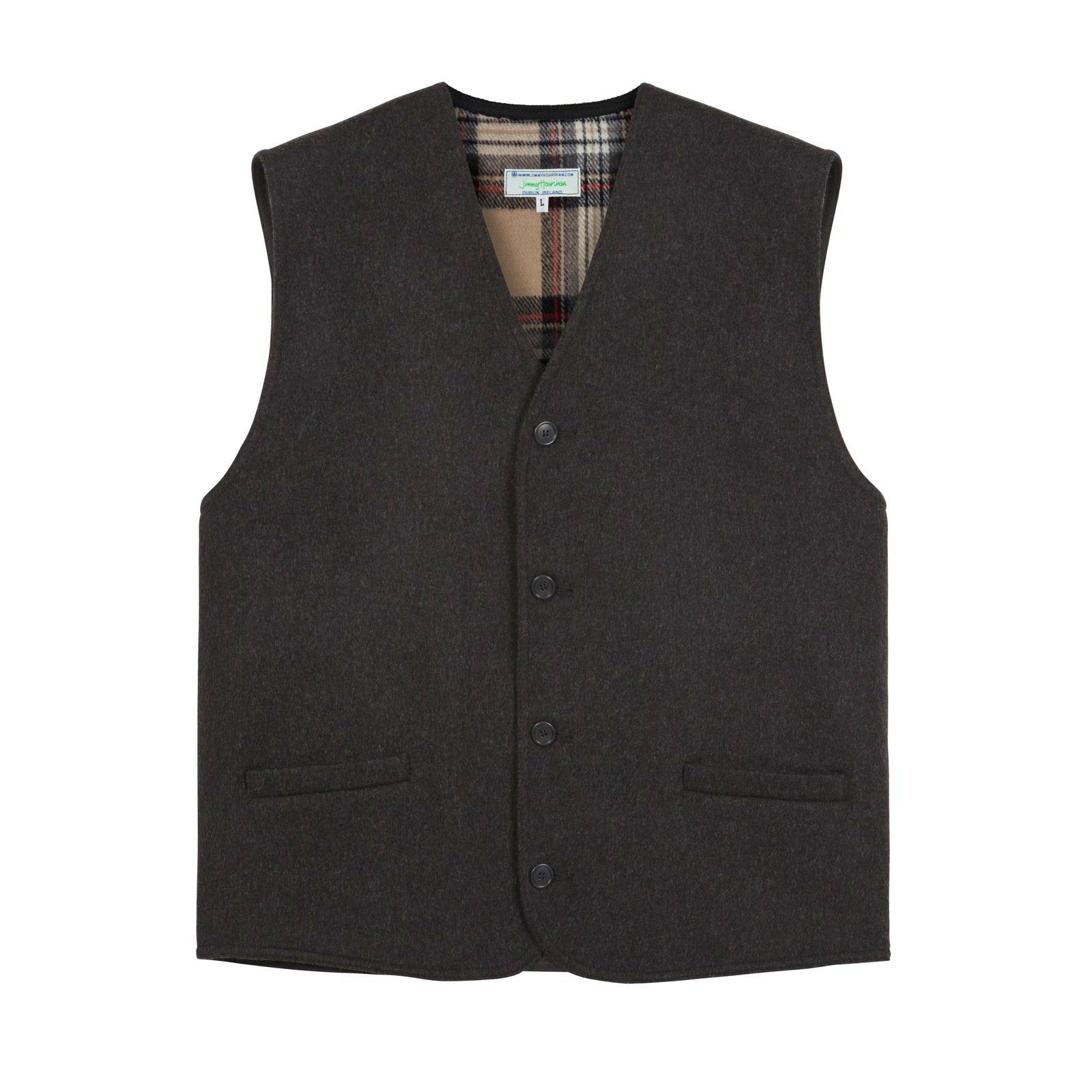 Men's Pure Wool Unstructured Vest [2 Colors]