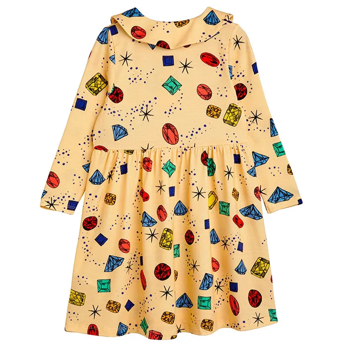 Mini Rodini Child Jewels Dress Yellow