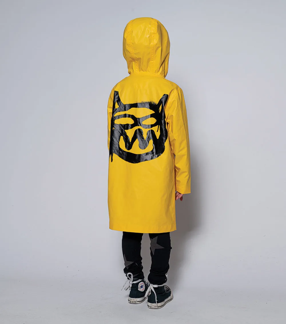 mischief cat rain coat