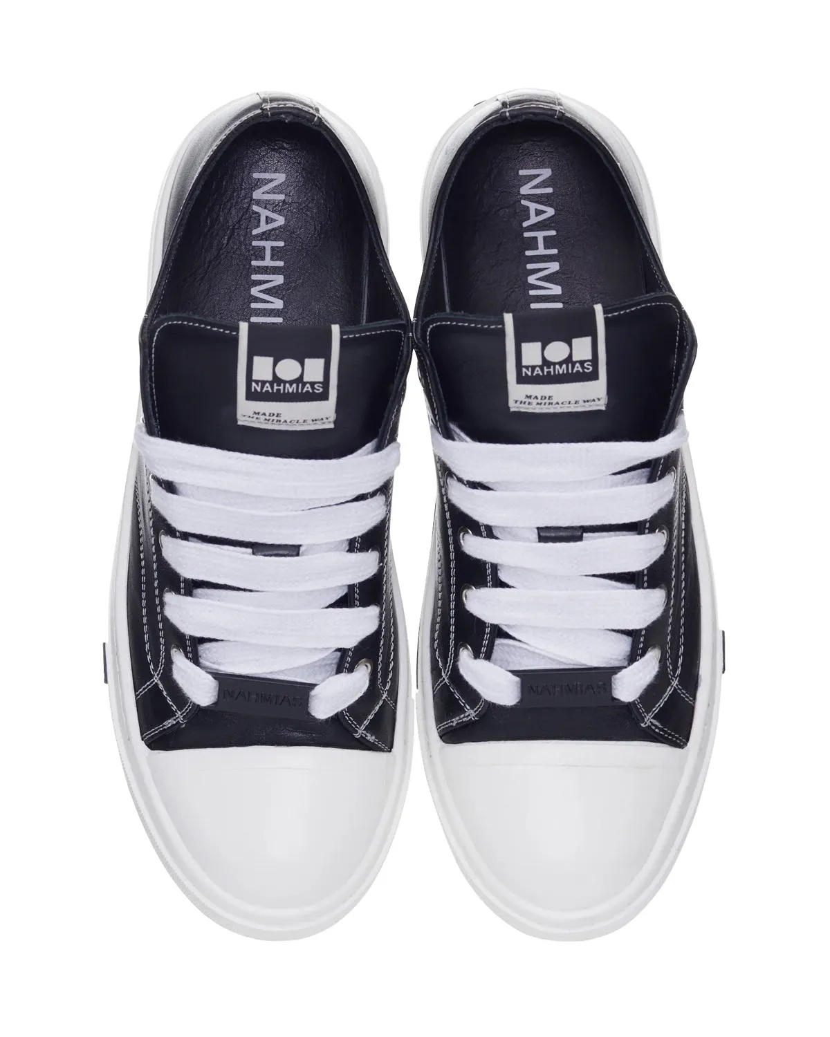 NAHMIAS | LEATHER FIVE-O SNEAKERS