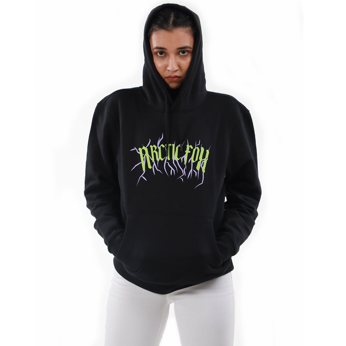 New Arctic Fox Unisex Sharp Green Hoodies (sweatshirts)