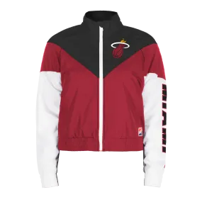 New Era Miami HEAT Full Zip Logo Women's Windbreaker