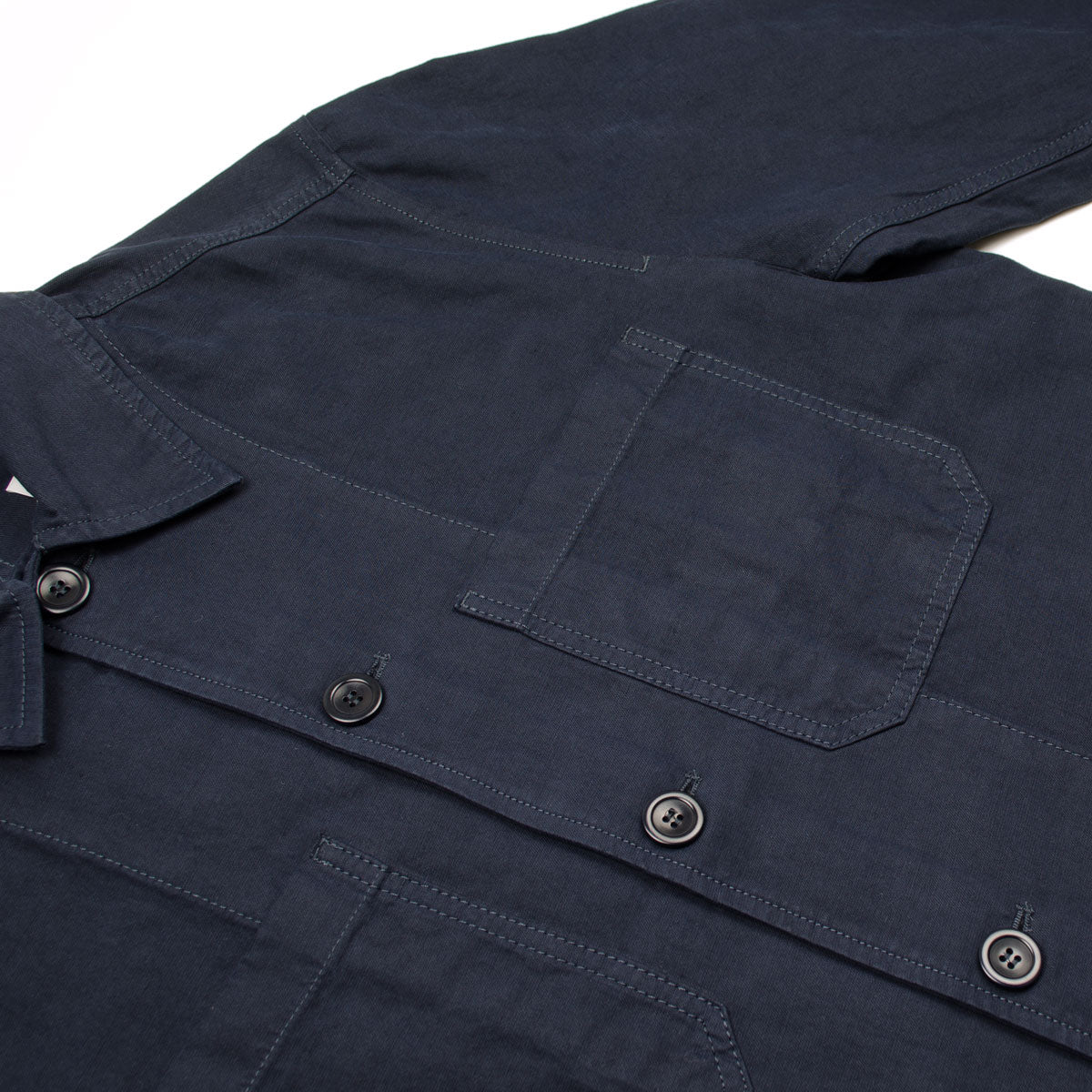 Norse Projects - Tyge Cotton Linen Overshirt - Dark Navy