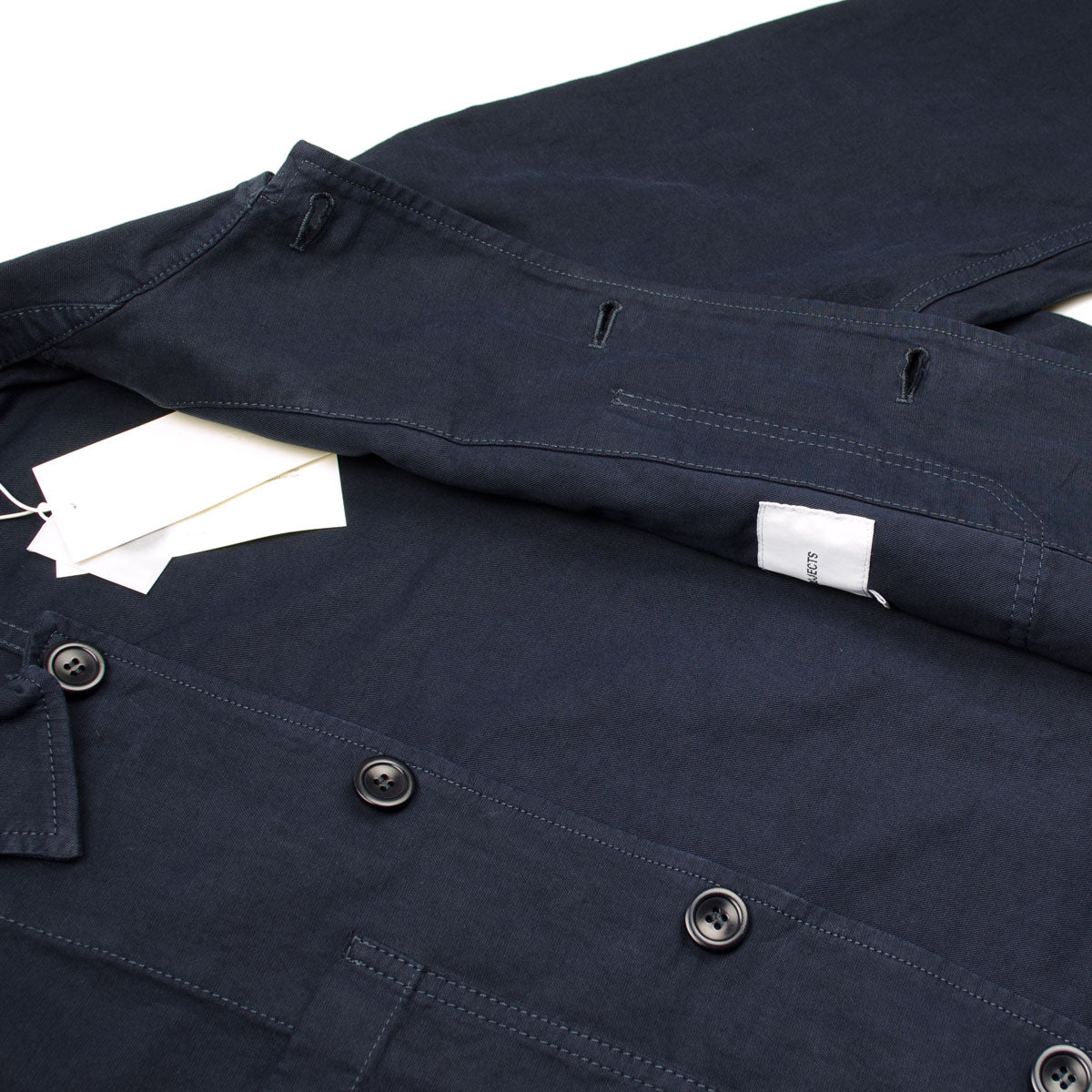 Norse Projects - Tyge Cotton Linen Overshirt - Dark Navy