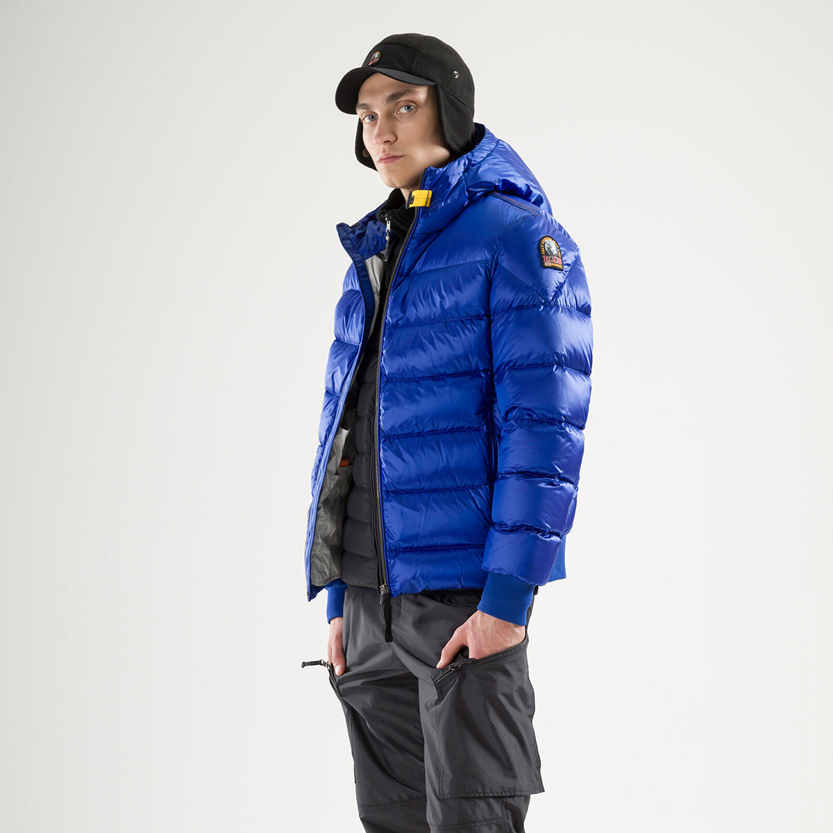 Parajumpers - Pharrell Quilted Puffer Jacket in Dazzling Blue