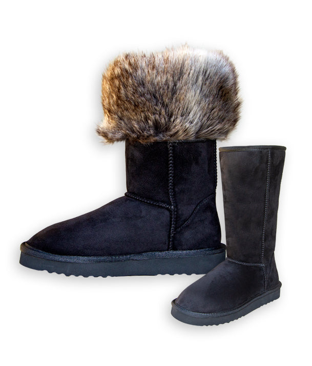 PAWJ Tall Boot | Black / California Black Bear