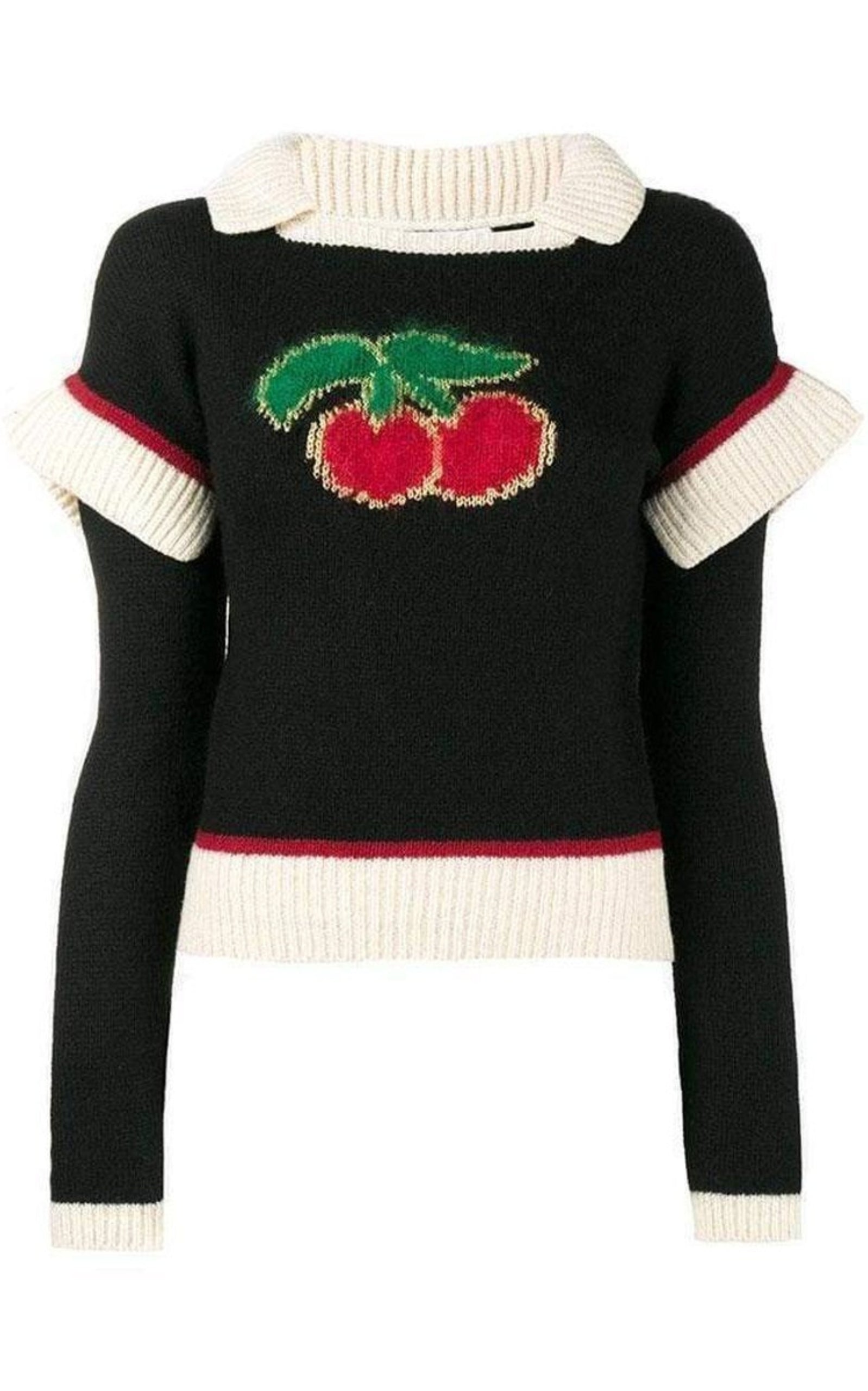 PHILOSOPHY DI LORENZO SERAFINI  |Wool Blend Cherry Sweater