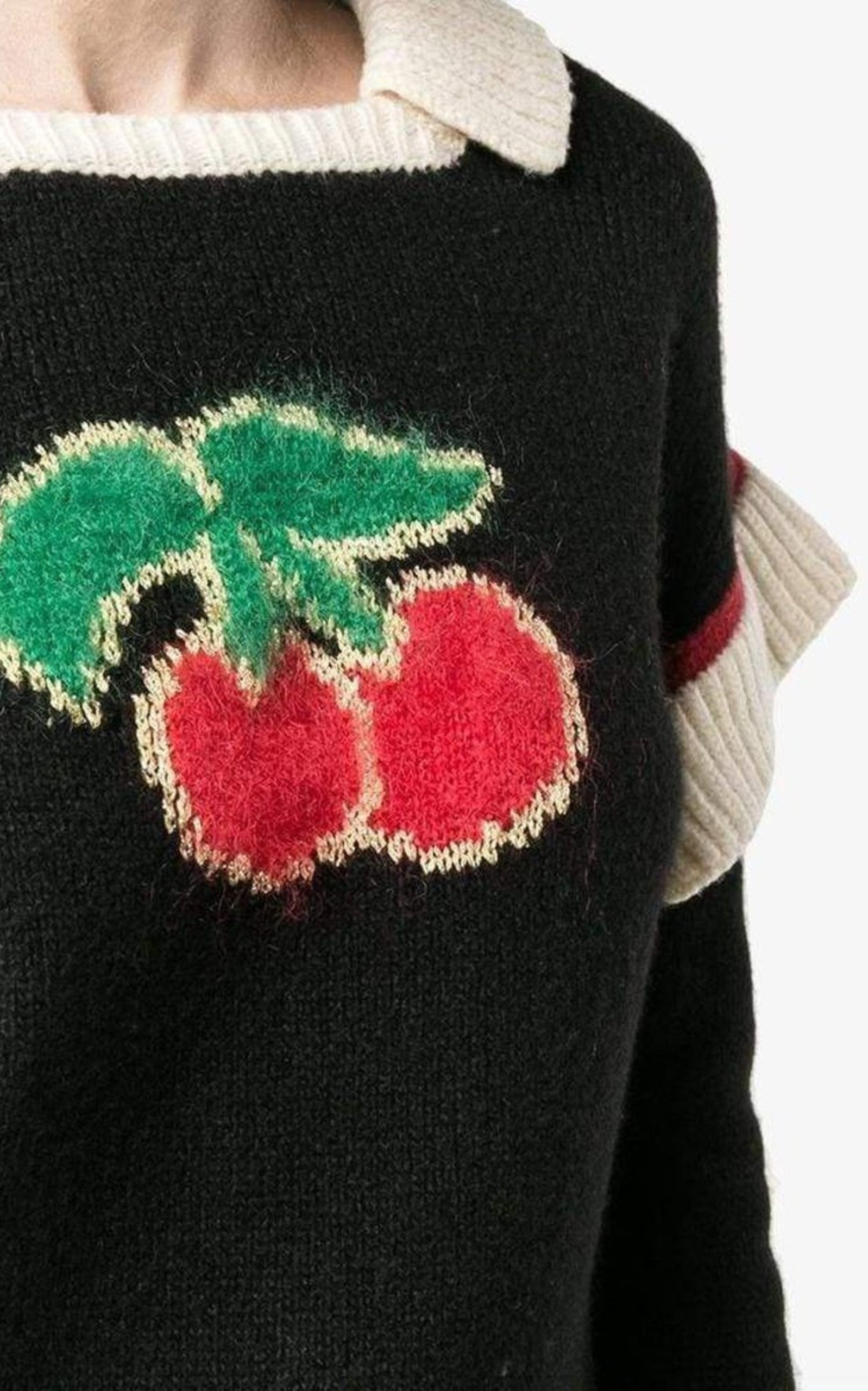 PHILOSOPHY DI LORENZO SERAFINI  |Wool Blend Cherry Sweater