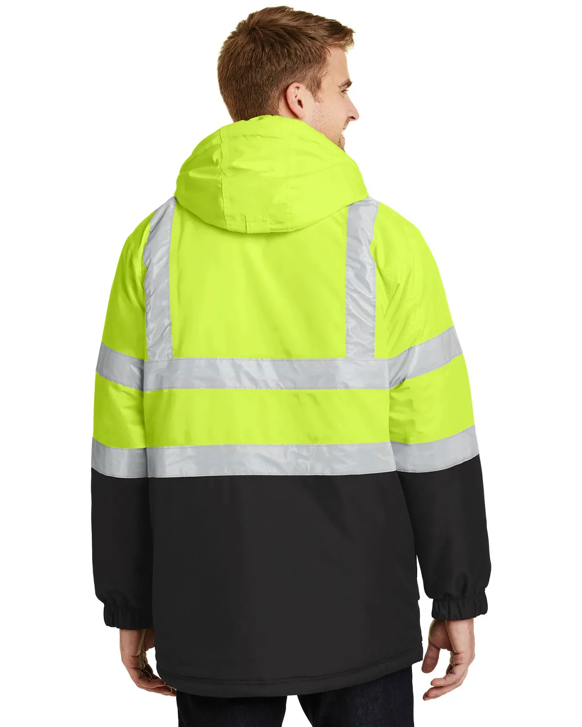 Port Authority J799S Men Ansi 107 Class 3 Safety Heavyweight Parka