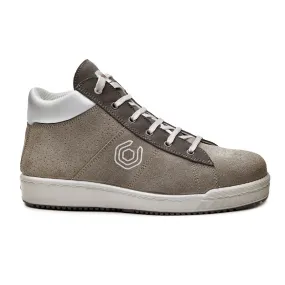 Portwest Base B0252 Pixel High-Top Anti-Static Puncture-Resistant Safety Shoes (Grey/White)