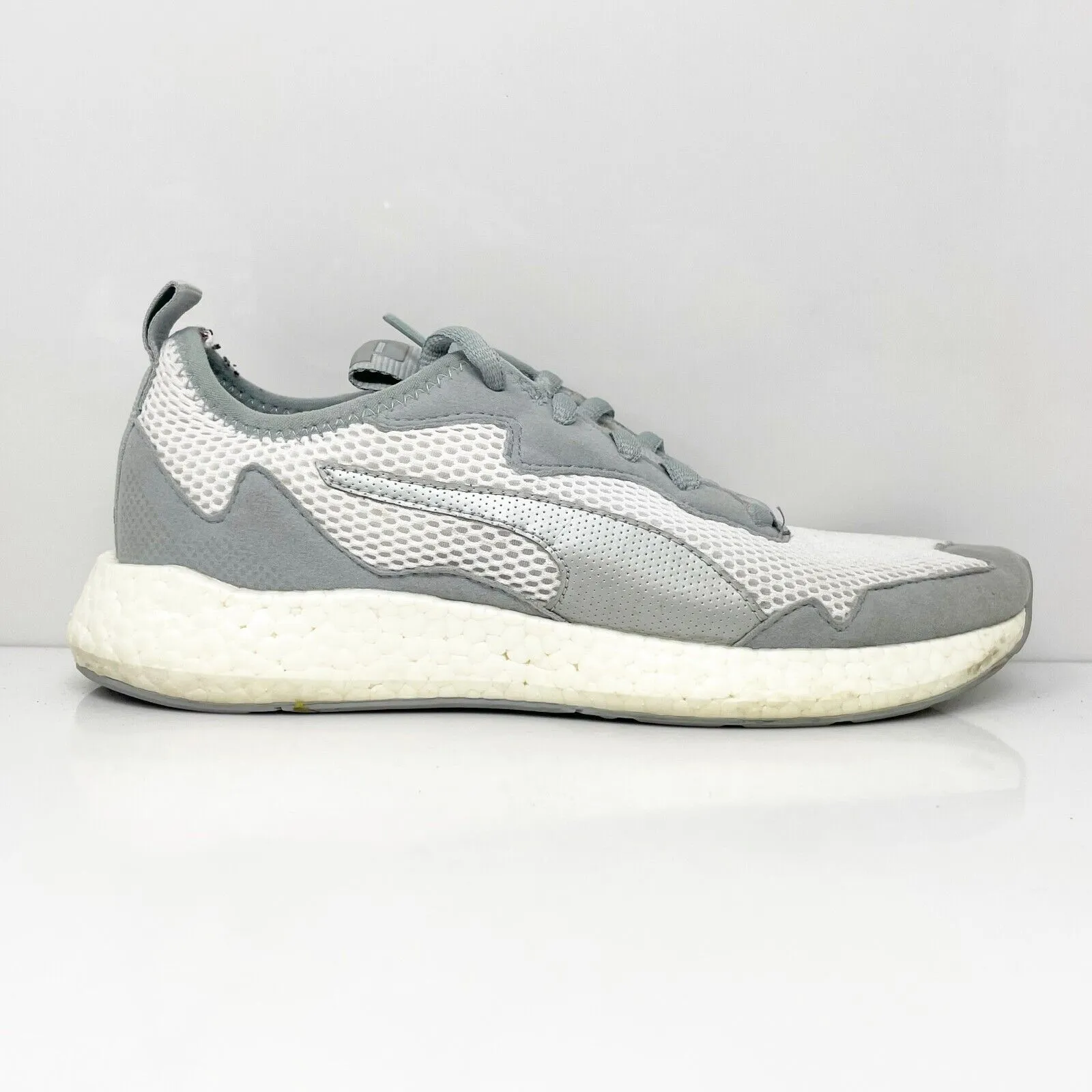 Puma Womens Nrgy Neko Skim 192624-02 Gray Running Shoes Sneakers Size 8