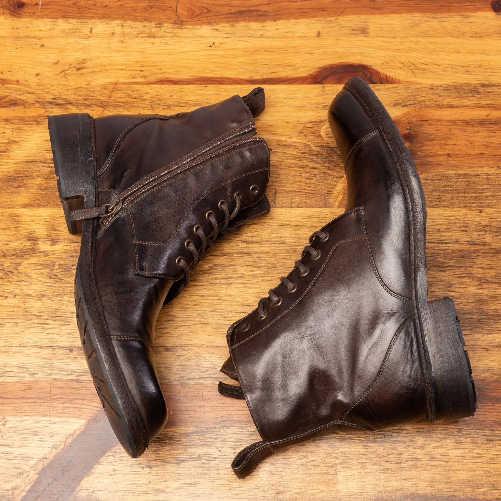 Q549 Calzoleria Toscana Dip-Dyed Combat Boot