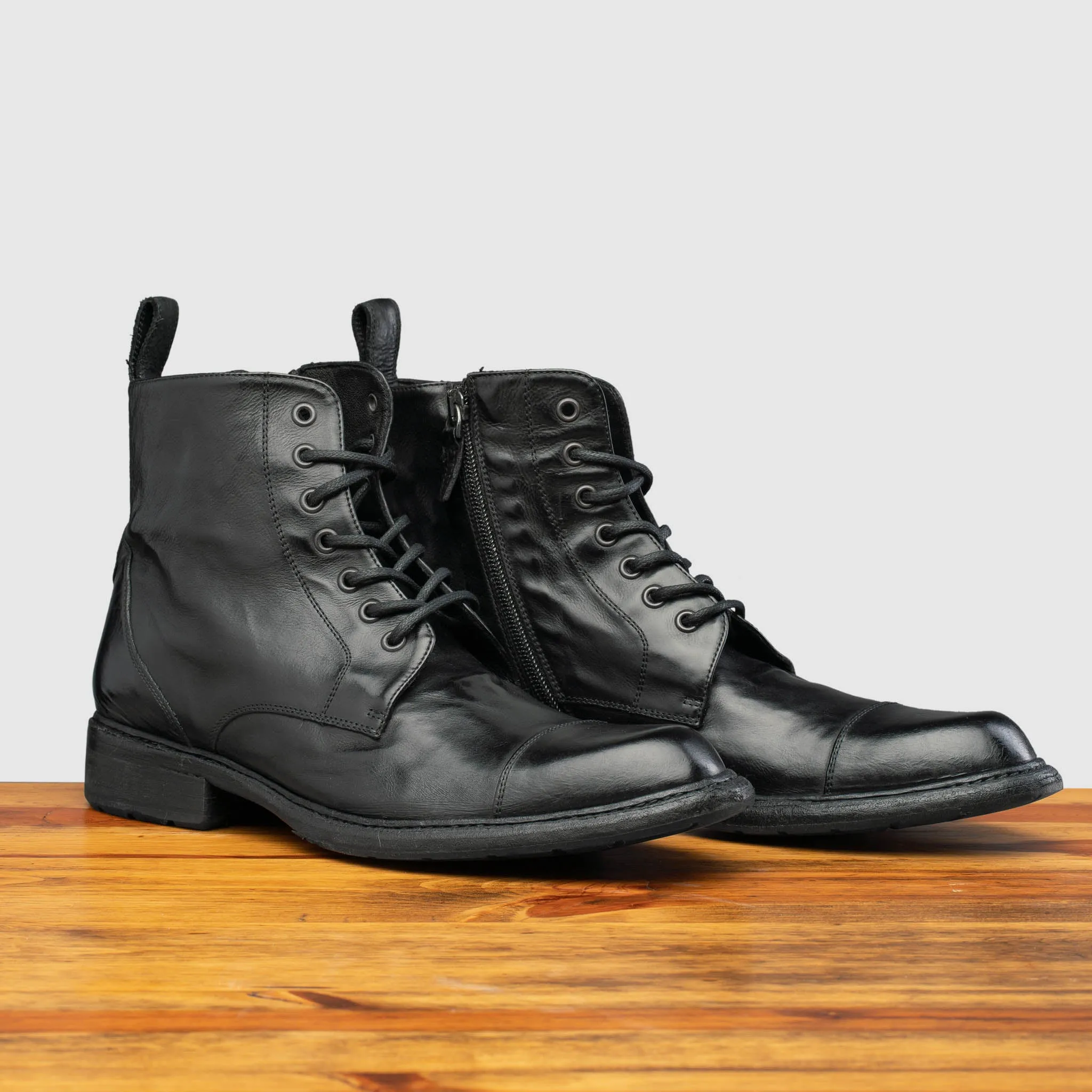 Q549 Calzoleria Toscana Dip-Dyed Combat Boot