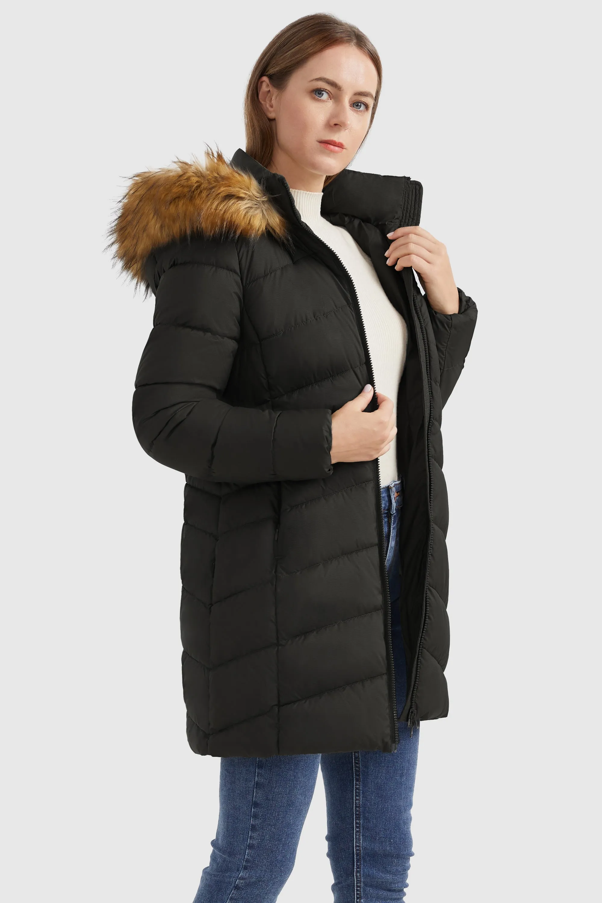 Quilted Hooded Winter Coat