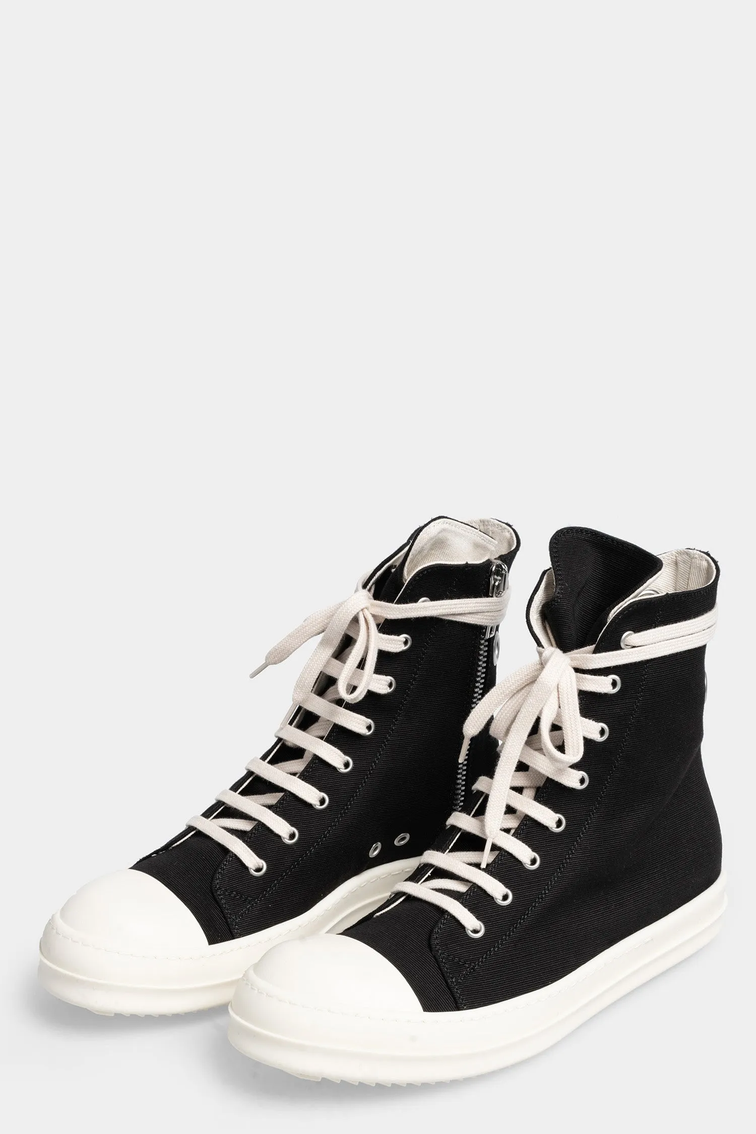 Ramones eyelet sneakers, Black/Milk