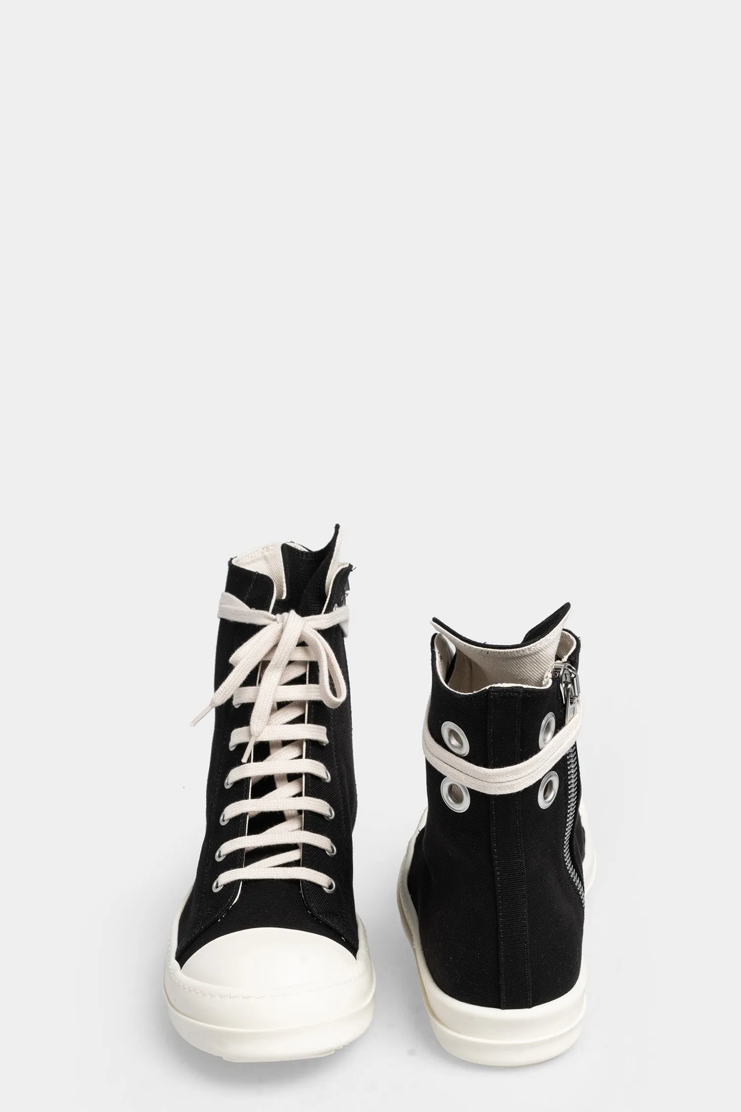 Ramones eyelet sneakers, Black/Milk