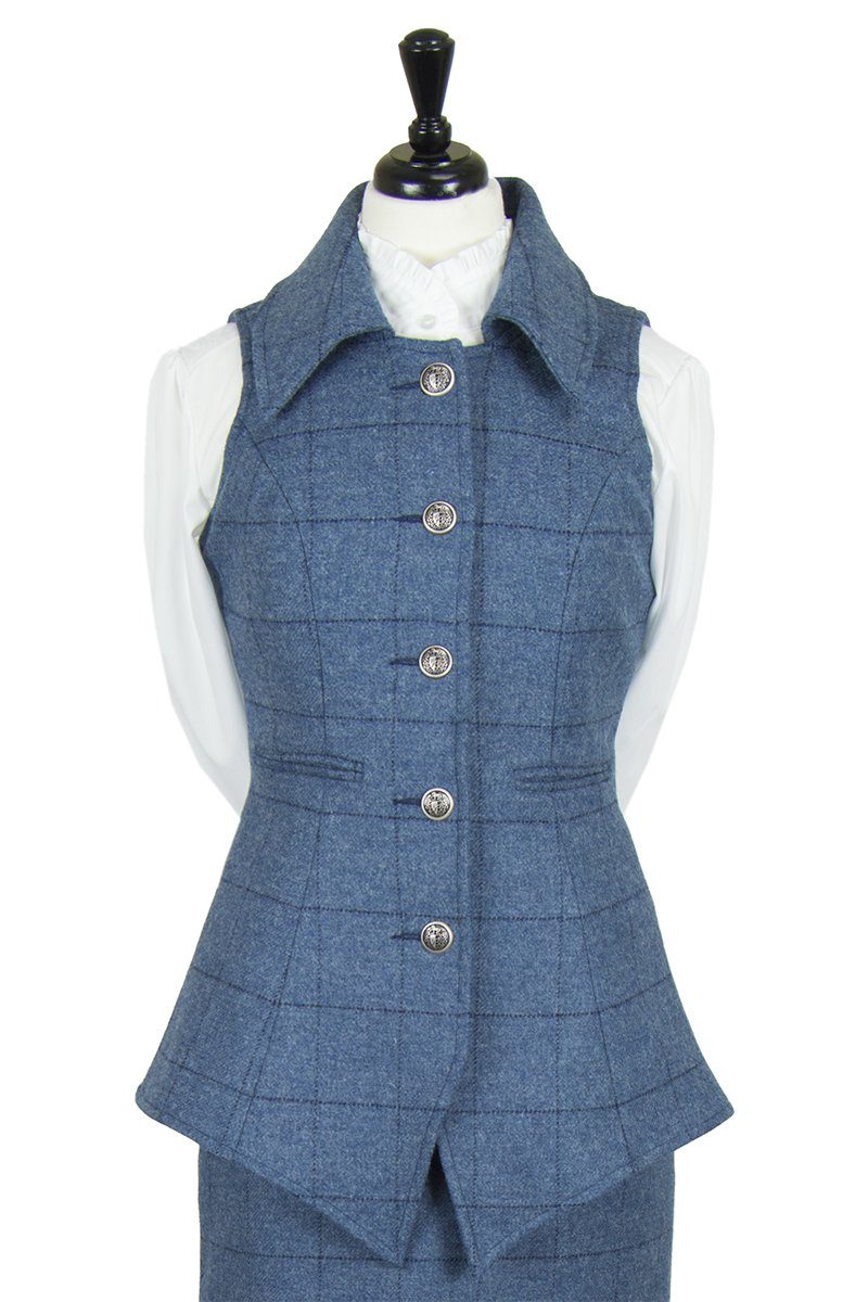 Reiver Waistcoat (Lossie-Blue Tweed)