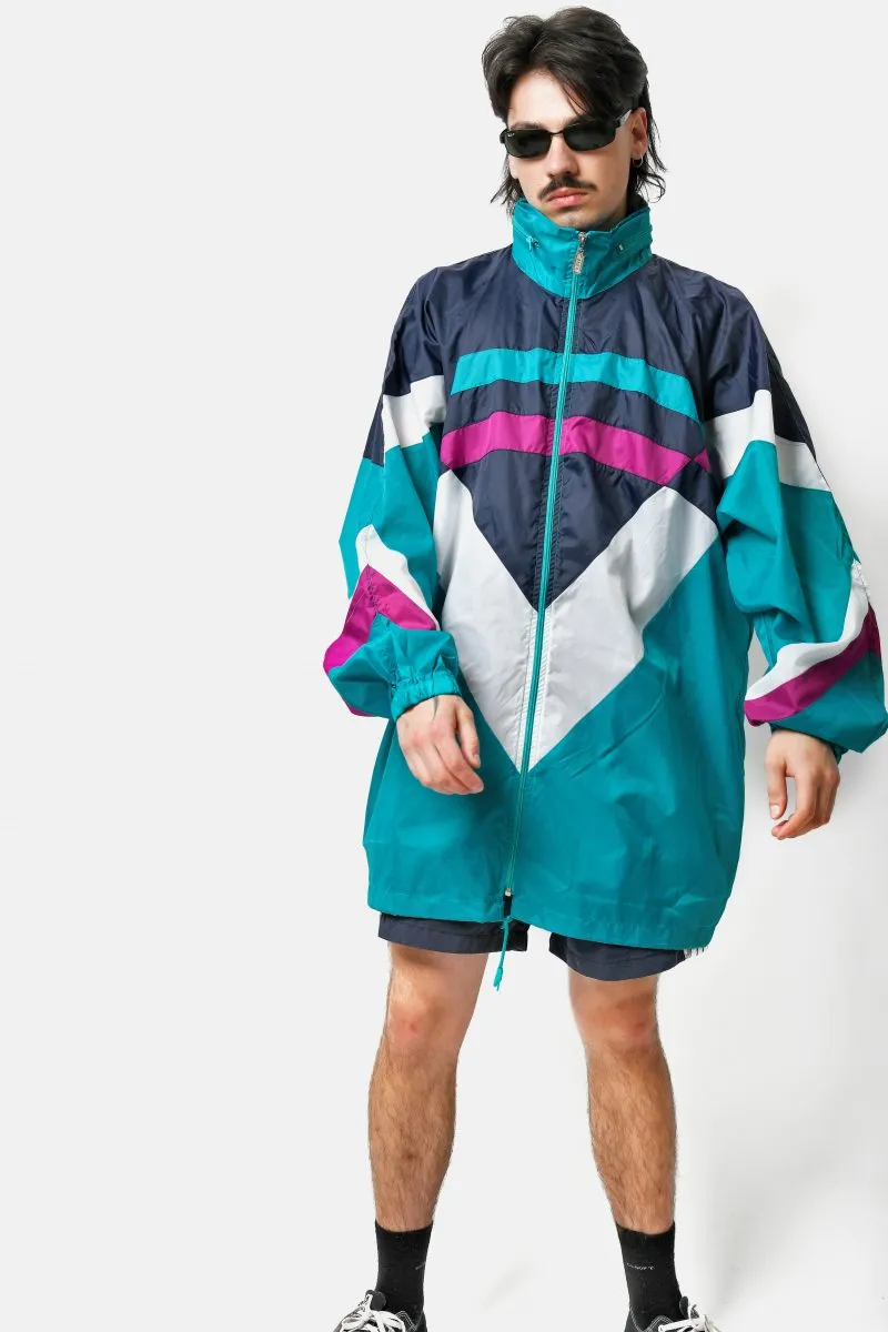 Retro 90s windbreaker multi