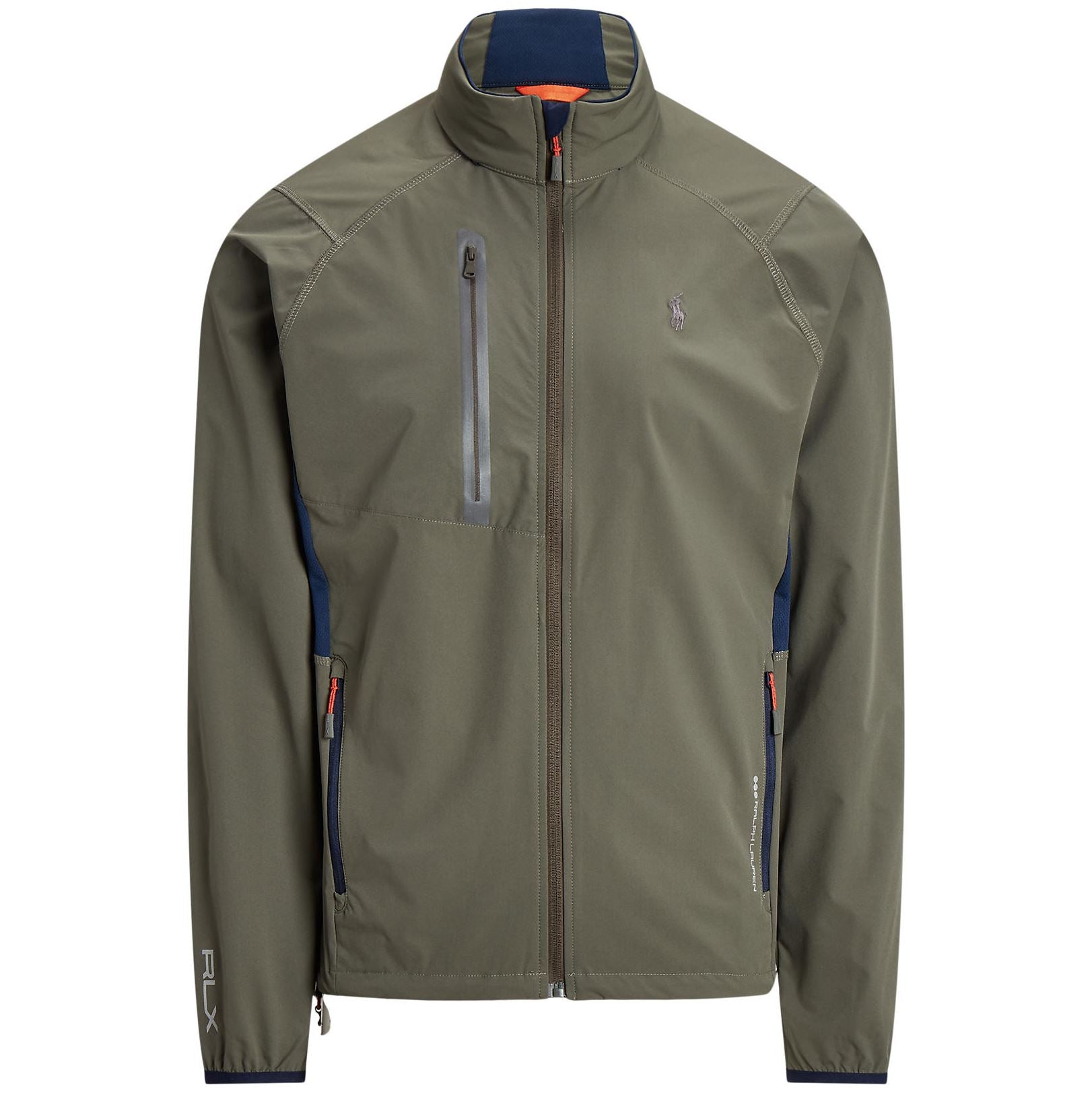 RLX Nylon Par Windbreaker Jacket Fossil Green - AW23