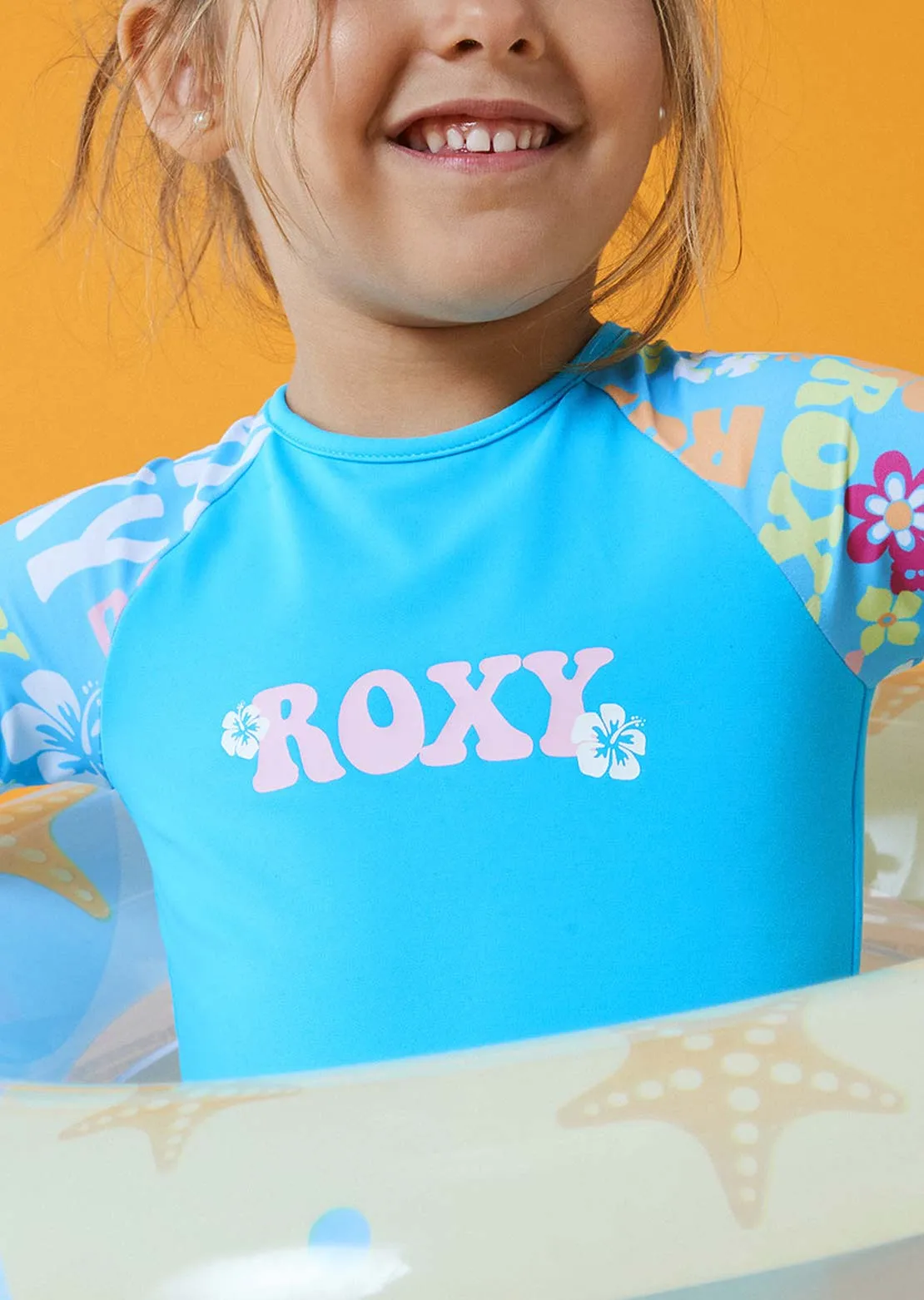 Roxy Junior Flower Vintage Power Onesie Rashguard